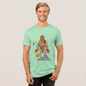 Lord Hanuman T-Shirt Tri-Blend Shirt (Vorderseite voll)
