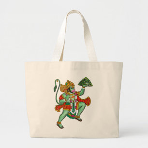 Lord Hanuman-Tragetasche Jumbo Stoffbeutel