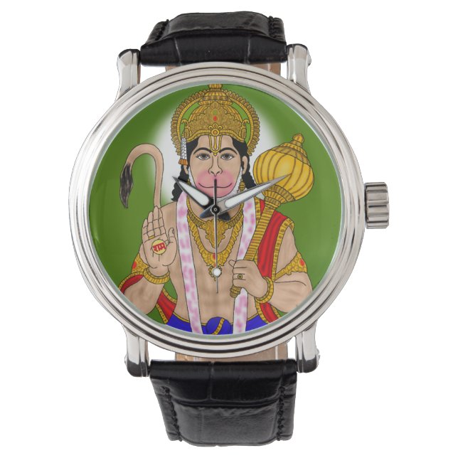 Lord Hanuman Uhr (Vorderseite)