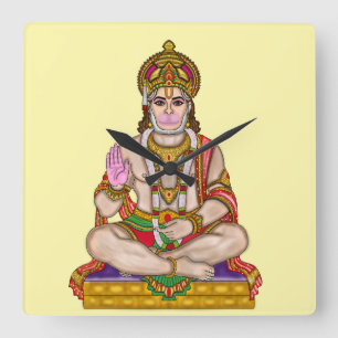 Lord Hanuman Wanduhr