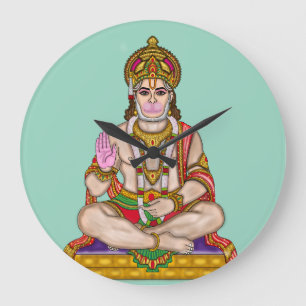 Lord Hanuman Wanduhr