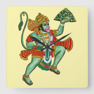 Lord Hanuman Wanduhr