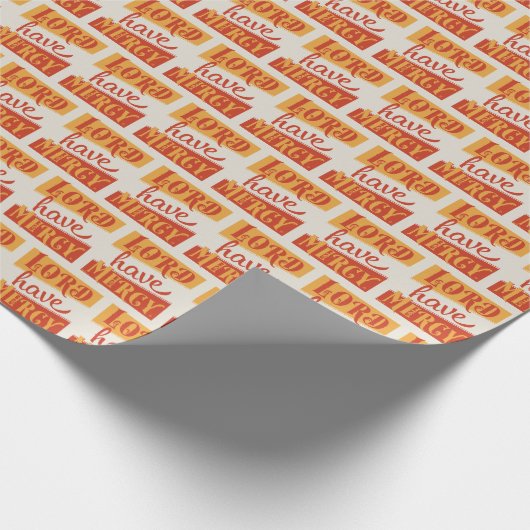 Lord Have Mercy Geschenkpapier (Ecke)