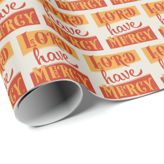 Lord Have Mercy Geschenkpapier (Rolleneckpunkt)