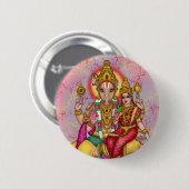 Lord Hayagriva Knopf  Button (Vorne & Hinten)