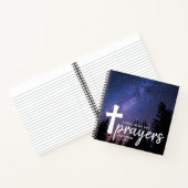 Lord Heather My Prayers Night Sky Prayer Journal Notizblock (Innenseite)