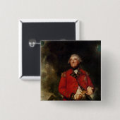 Lord Heathfield Governor von Gibraltar Button (Vorne & Hinten)