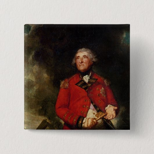 Lord Heathfield Governor von Gibraltar Button (Vorderseite)