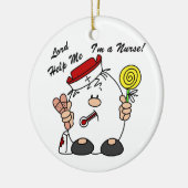 Lord Help Me I'm a Nurse Keramikornament (Links)