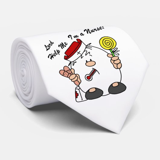 Lord Help Me I'm a Nurse Krawatte (Gerollt)