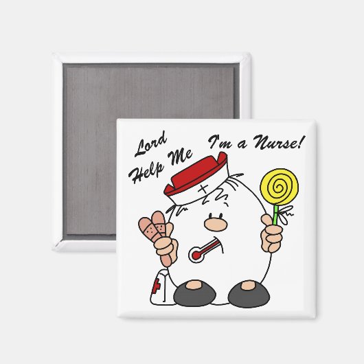 Lord Help Me I'm a Nurse Magnet (Vorderseite/Rückseite)