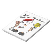 Lord Help Me I'm a Nurse Notizblock (Rotiert)