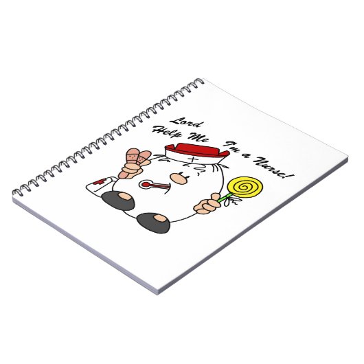 Lord Help Me I'm a Nurse Notizblock (Linke Seite)