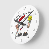 Lord Help Me I'm a Nurse Runde Wanduhr (Winkel)