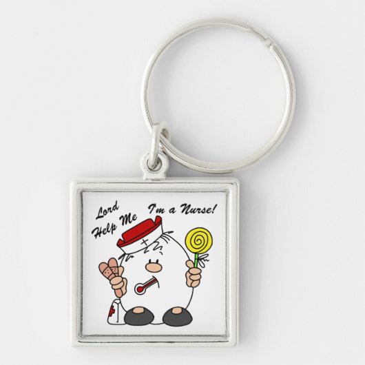 Lord Help Me I'm a Nurse Schlüsselanhänger (Vorne)