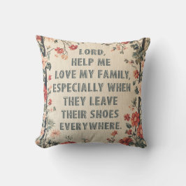 Lord Help Me Liebe My Family - Funny Needlepoint Kissen