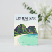 Lord-Howe-Insel Australien Postkarte (Stehend Vorderseite)
