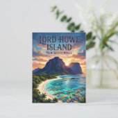 Lord-Howe-Insel Australien Postkarte (Stehend Vorderseite)