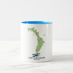 Lord-Howe-Insel Tasmansee Zweifarbige Tasse