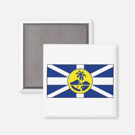 Lord Howe Island Flag Magnet (Vorderseite/Rückseite)