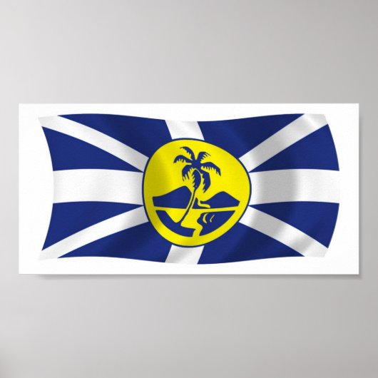 Lord Howe Island Flag Poster Print (Vorne)