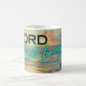 Lord I Thirst für Sie Square Kissen Kaffeetasse (Mittel)