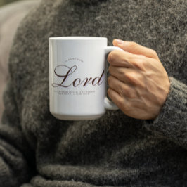 Lord is merciful than a mother kaffeetasse