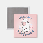 Lord is my shepherd Magnet (Vorderseite/Rückseite)