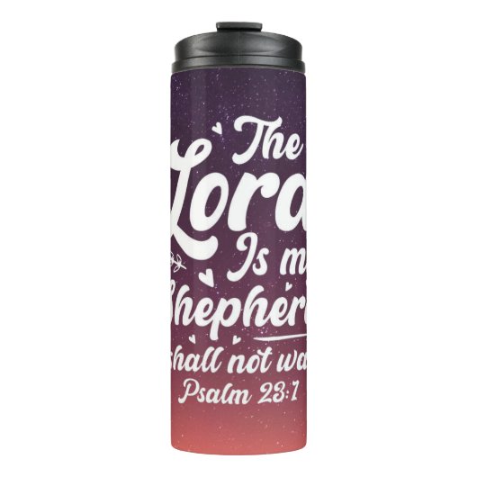 Lord is My Shepherd Thermosbecher (Vorderseite)