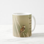 Lord is my Strength & Song Scripting Song Bird Kaffeetasse (VorderseiteRechts)
