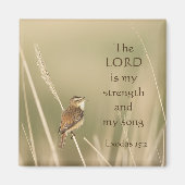 Lord is my Strength & Song Scripting Song Bird Magnet (Vorne)