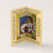 Lord ist mein Hirte Lost Schafgebet-Karte Visitenkarten (Innenseite)