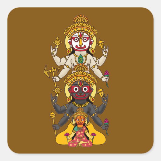 Lord Jagannath Aufkleber (Vorderseite)