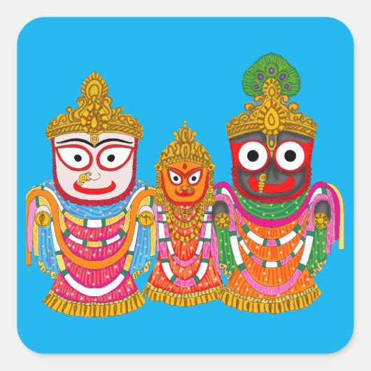 Lord Jagannath Aufkleber (Vorderseite)