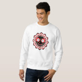 Lord Jagannath Face Chakra Hindu Deity Sweatshirt (Vorne ganz)
