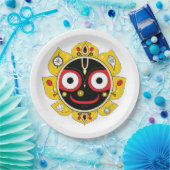 Lord Jagannath Face Hindu Deity Spiritual Pappteller (Party)