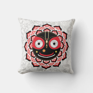 Lord Jagannath Gesicht Chakra Hindu-Gottheit Kissen