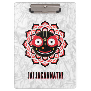 Lord Jagannath Gesicht Chakra Hindu-Gottheit Klemmbrett