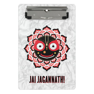 Lord Jagannath Gesicht Chakra Hindu-Gottheit Mini Klemmbrett