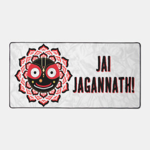 Lord Jagannath Gesicht Chakra Hindu-Gottheit Schreibtischunterlage