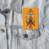 Lord Jagannath Knopf Button (Insitu)