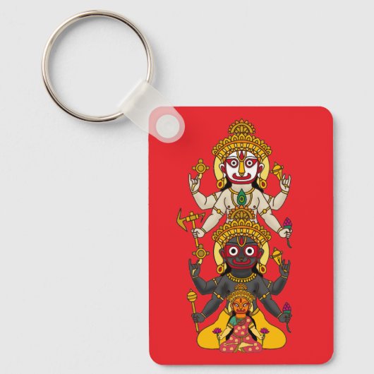 Lord Jagannath Schlüsselanhänger (Vorderseite)