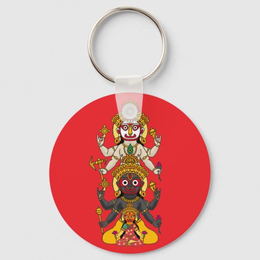 Lord Jagannath Schlüsselanhänger (Vorderseite)