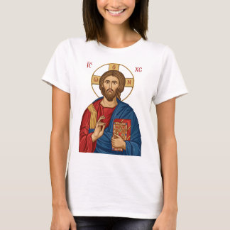 Lord Jesus Christ East Europian Church Orthodox  T-Shirt