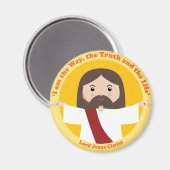 Lord Jesus Christ Magnet (Vorderseite/Rückseite)
