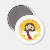 Lord Jesus Christ Magnet (Vorderseite/Rückseite)