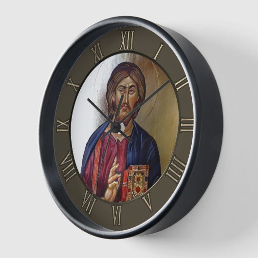 Lord Jesus Christ Pantocrator Uhr (Winkel)