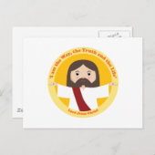 Lord Jesus Christ Postkarte (Vorne/Hinten)