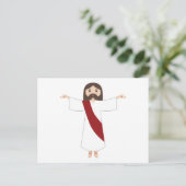 Lord Jesus Christ Postkarte (Stehend Vorderseite)