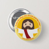 Lord Jesus Christus Button (Vorne & Hinten)